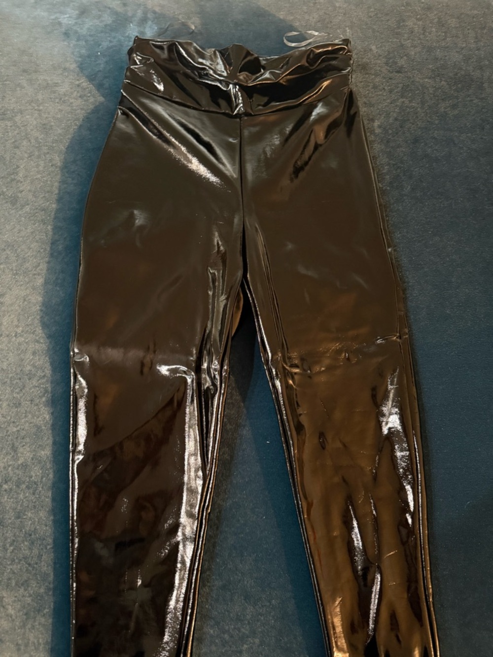 Nookie Glossy Black Patent Skirt